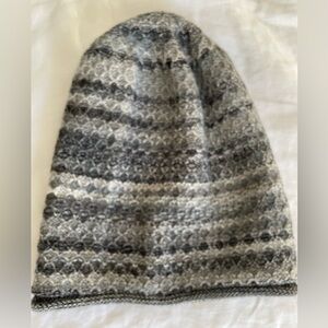 Gray Patterned Women's Beanie